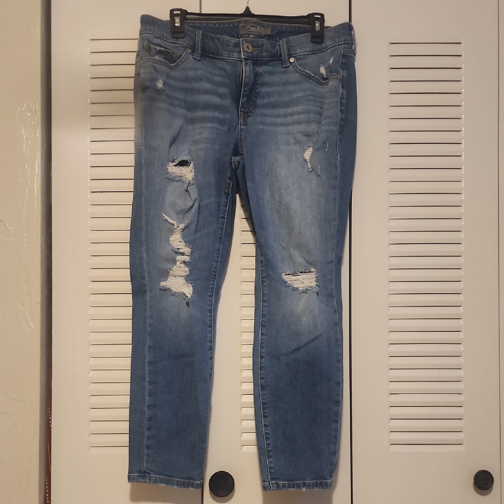 Distressed Blue Women's Jeans
